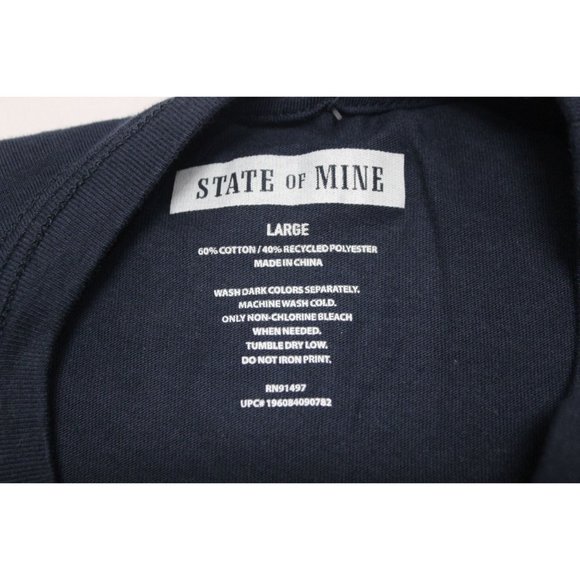 State of Mine men's North Carolina‎ graphic print crew neck short sleeve t-shirt - Picture 6 of 8